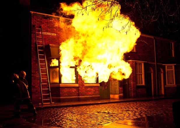 Coronation Street Rovers Fire